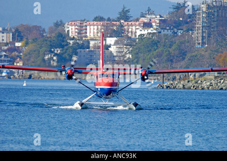 De Havilland Canada DHC-6-100 Idrovolante nel Porto Victoria Vancouver Island Foto Stock