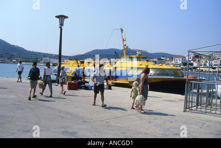 Flying dolphin aliscafo skopelos grecia numero 1646 Foto Stock