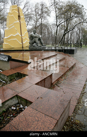 Afghan War Memorial, Shevchenko Park, Odessa, Ucraina. Foto Stock