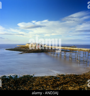 Birnbeck Pier a testa di ancoraggio, Weston-super-Mare " North Somerset' Foto Stock