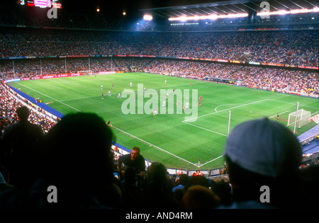 FC Barcellona vs Real Zaragoza partita di calcio allo Stadio Camp Nou a Barcellona Foto Stock