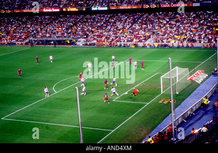 FC Barcellona vs Real Zaragoza partita di calcio allo Stadio Camp Nou a Barcellona Foto Stock