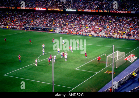 FC Barcellona vs Real Zaragoza partita di calcio allo Stadio Camp Nou a Barcellona Foto Stock