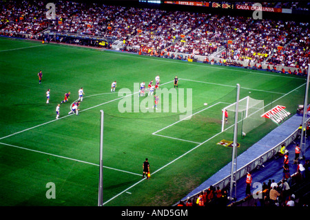 FC Barcellona vs Real Zaragoza partita di calcio allo Stadio Camp Nou a Barcellona Foto Stock