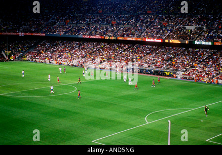 FC Barcellona vs Real Zaragoza partita di calcio allo Stadio Camp Nou a Barcellona Foto Stock