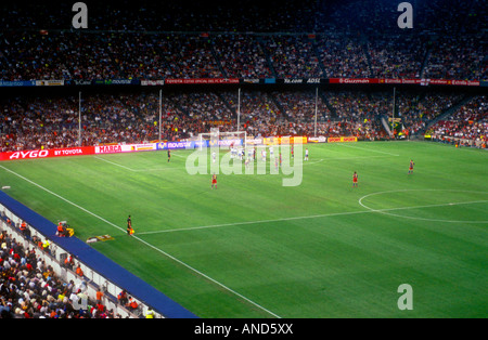 FC Barcellona vs Real Zaragoza partita di calcio allo Stadio Camp Nou a Barcellona Foto Stock