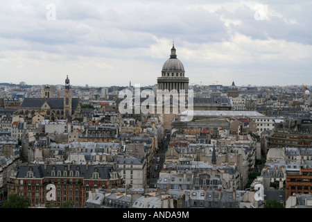 Il Quartier Latin (Quartiere Latino di Parigi con la mitica Pantheon, Foto Stock