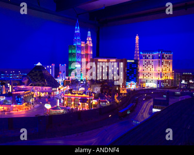 Wunderland in miniatura in Hamburg Hansestadt Germania Foto Stock