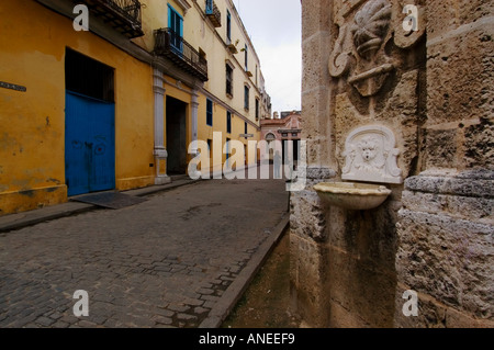 Taller Experimental de Grafica, Plaza de la Catedral, Habana Vieja, Havana, La Habana, Cuba, Antille Maggiori, dei Caraibi Foto Stock