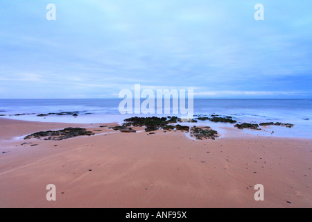 " Langland Bay', 'Penisola di Gower' Swansea alla prima luce in gennaio. Foto Stock