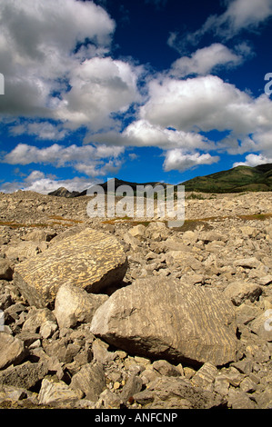 Frank slitta National Historic Site, Alberta, Canada Foto Stock