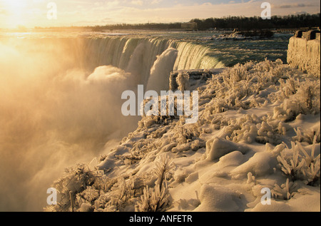 Cascate Horseshoe, Niagara Falls, Ontario, Canada Foto Stock