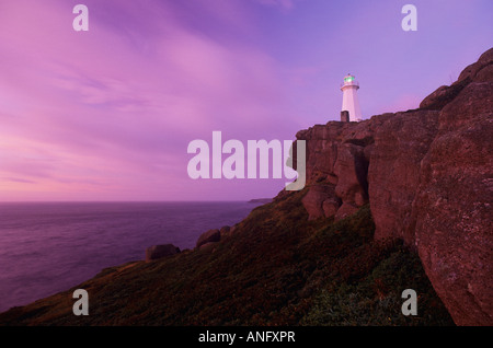 Faro di Cape Spear National Historic Site, Terranova, Canada. Foto Stock