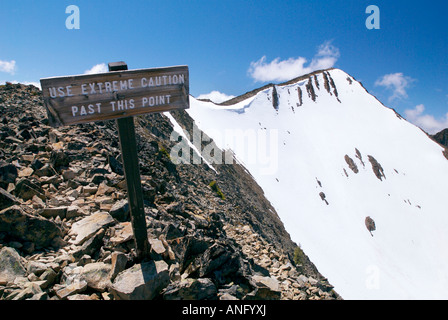 Il vertice di est di Mt Frosty in Manning Provincial Park, British Columbia, Canada. Foto Stock