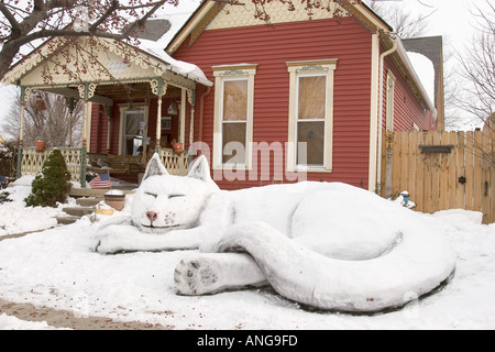 Gatto delle nevi Foto Stock
