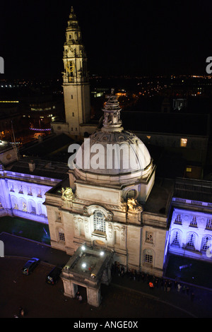 Municipio di Cardiff Centro Civico Foto Stock