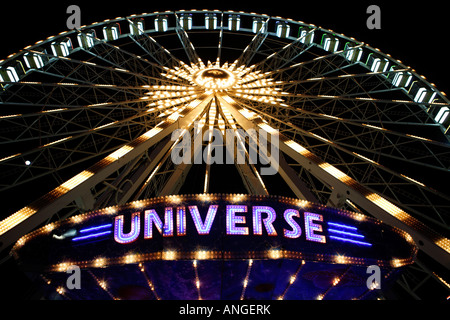 Winter Wonderland di Cardiff Centro Civico Foto Stock