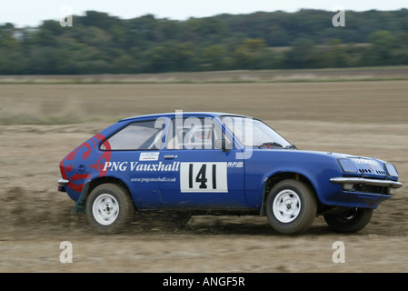 Polissaccaridi rally car racer Foto Stock