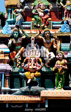 Colombo, il Kathiresan kovil, dedicato al dio della guerra Skanda, Hindu Vel, Festival Bambalapitiya, Foto Stock