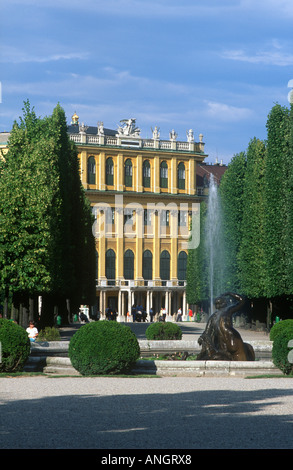 Palazzo di Schonbrunn, Vienna, Austria Foto Stock