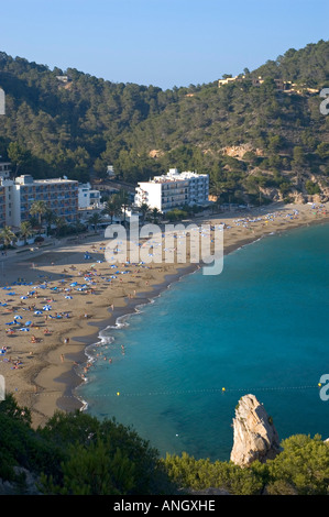 Cala de Sant Vicent, Ibiza, Spagna Foto Stock