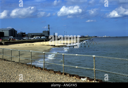 Il sito in Great Yarmouth del porto esterno (ora in costruzione) Norfolk, Regno Unito. Foto Stock