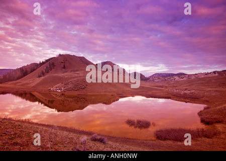 BC praterie, Churn Creek area, British Columbia, Canada. Foto Stock