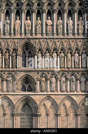 Nidarosdomen (cattedrale), Trondheim, Norvegia Foto Stock