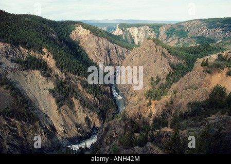 Antenna della Stikine Grand Canyon, British Columbia, Canada. Foto Stock