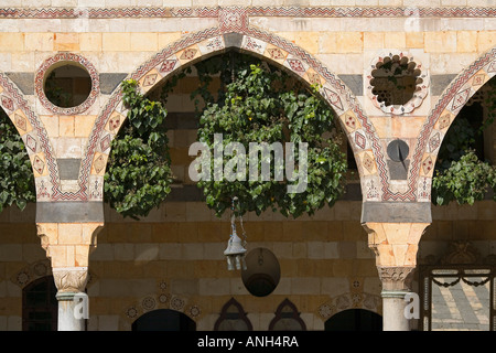 Beit al-Azem palace (1749-1752), Damasco, Siria Foto Stock