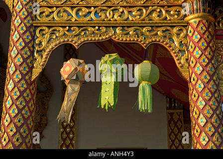 Wat Chai Kait Pra, Chiang Mai, Thailandia Foto Stock