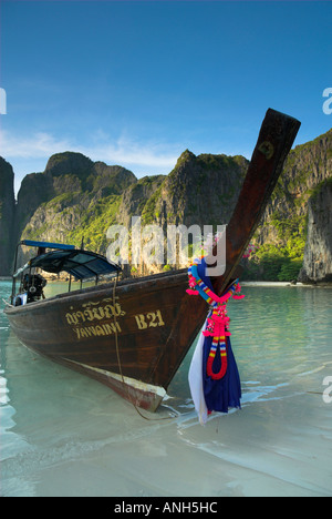 Ko Phi Phi Leh (l'isola in primo piano nel film la spiaggia), Tailandia Foto Stock