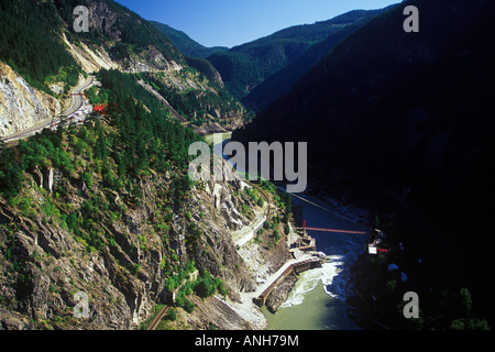 Antenna di Hell's Gate, British Columbia, Canada. Foto Stock