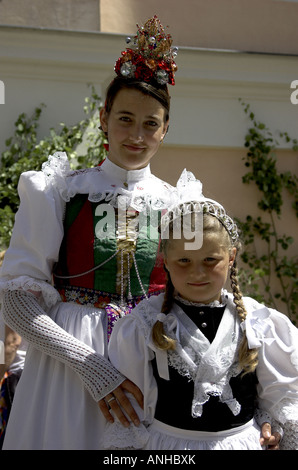 Itay ,Castelrotto ,Alto Adige ,catholic ,christin festival ,christin holiday Foto Stock