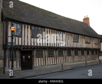 Vecchia scuola di grammatica Stratford Foto Stock