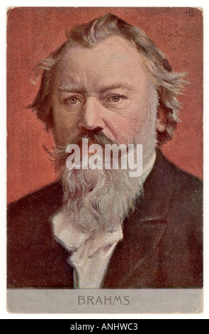 Brahms 1833 1897 Foto Stock