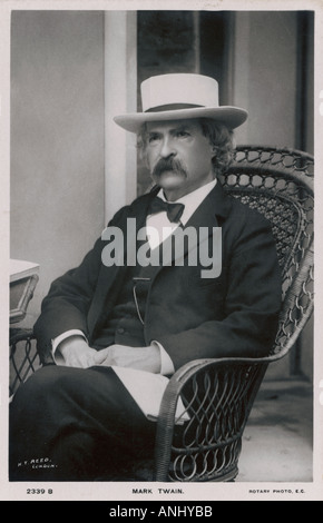 Mark Twain 1835 1910 Foto Stock