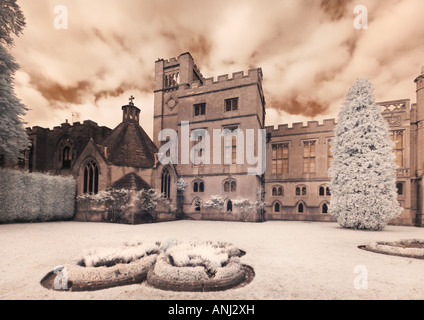 La Newstead Abbey Gardens e Priory cucina 01 Foto Stock