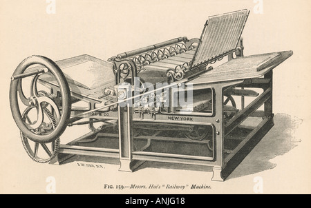 Stampa di comunicazioni Foto Stock