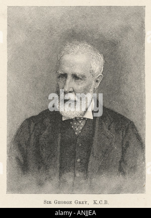 Sir G grigio 1812 1898 Foto Stock