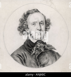 Felix Mendelssohn inchiostro Foto Stock