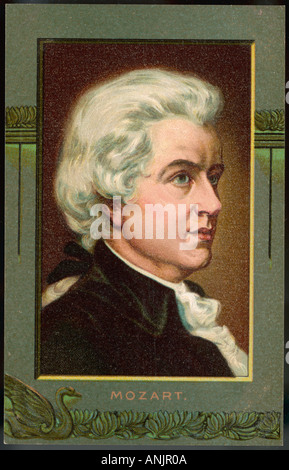 Wolfgang Amadeus Mozart Foto Stock