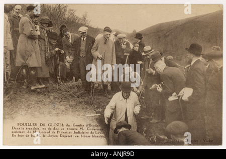 Francia Archae Glozel Foto Stock