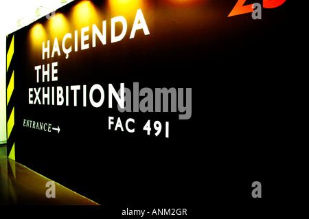 Fac 491 Hacienda La Mostra urbis manchester nightclub factory records fac 51 house music tony wilson Foto Stock