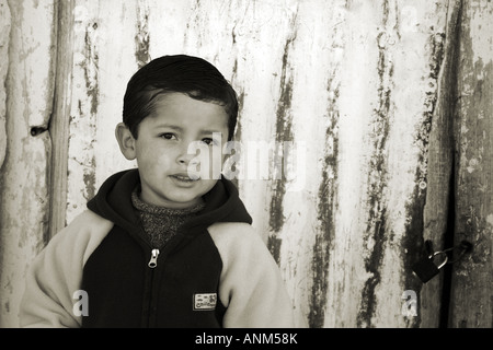 Il ragazzo, Santa Rosa de Tastil, Provincia de Salta Argentina Foto Stock