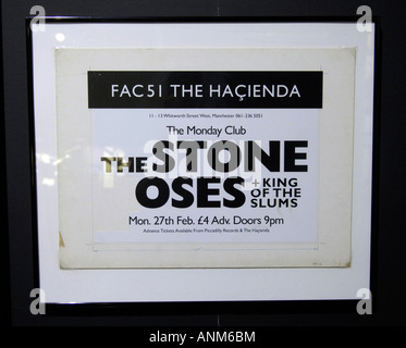 Fac 51 la hacienda la stone rose poster concepito da Peter Saville Foto Stock