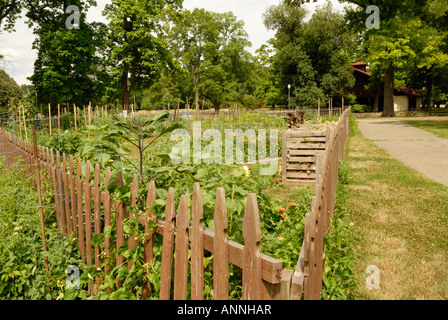 Il giardinaggio urbano in Columbus Ohio Foto Stock