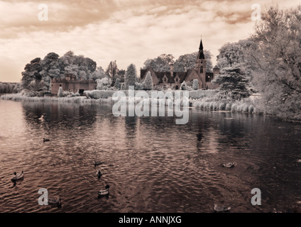 Stable Block 04, Newstead Abbey Foto Stock