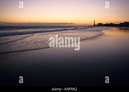 Faro di Maspalomas, gran canaria, Spagna Foto Stock