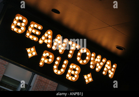 Beantown Pub sign in Boston Massachusetts Foto Stock